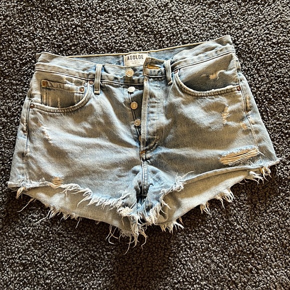 Agolde Pants - Parker Vintage Cut Off Short in Swapmeet